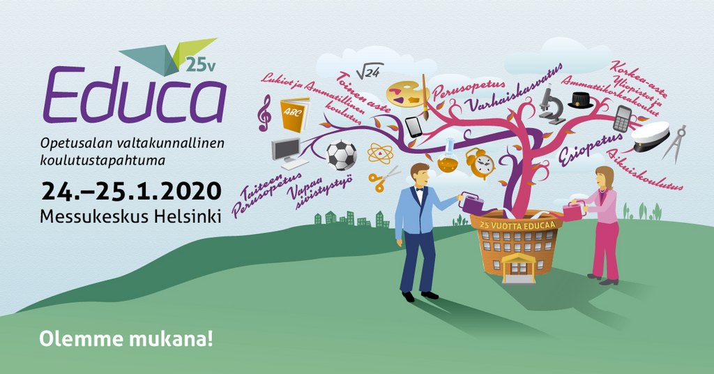 Koulushakki osallistuu Educa-messuille